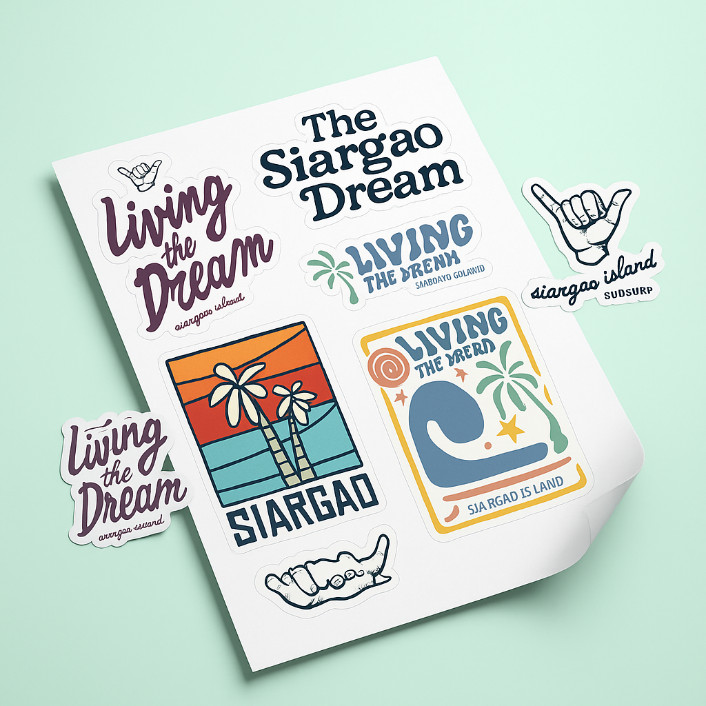 Die-cut vinyl stickers